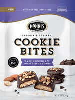 Nonni's dark chocolate roasted almond cookie bites