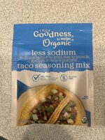 Organic Less Sodium Taco Seasoning Mix