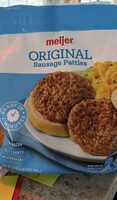 Original sausage patties, frozen