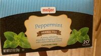 Peppermint herbal tea