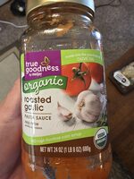 Meijer, true goodness, organic pasta sauce, roasted garlic, roasted garlic