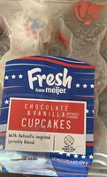 Chocolate and vanilla cupcakes