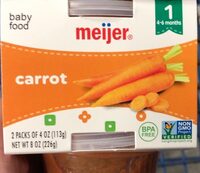 Carrot Baby Food