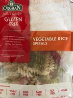 Vegetable rice spirals