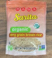 Organic long grain brown rice