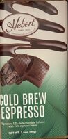 Cold Brew Espresso chocolate bar