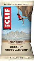 Coconut chocolate chip energy bar
