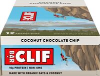 Coconut chocolate chip energy bars