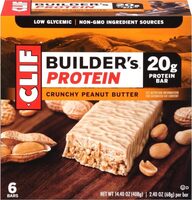 Clif builder's crunchy peanut butter protein bars
