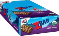 Clif kid zbar chocolate chip