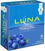 Gluten free bar blueberry bliss count