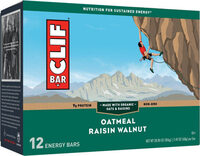 Oatmeal raisin walnut energy bars
