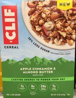 Apple cinnamon & almond butter cereal