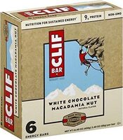 Energy bar white chocolate macadamia nut