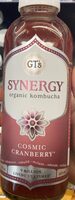 Synergy orgqnic kombucha cosmic cranberry