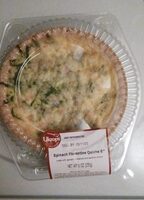 Spinach Florentine quiche 6"