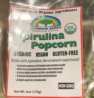 Spirulina popcorn