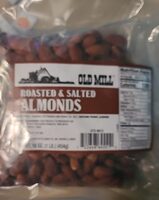 Roasted and salted almonds
