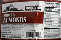 Smoked almonds