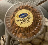Whole natural almonds