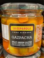 Olivas verdes gazpacha