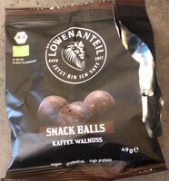Snack Balls Kaffee Walnuss