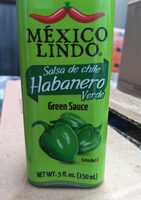 Mexico Lindo, Green Habanero Hot Sauce, Extra Hot
