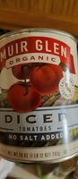 Muir glen org diced tomatoes no salt