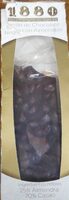 Turrón de chocolate negro con almendras