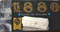 Turrón Alicante 1880