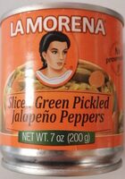 Jalapeno Peppers, Sliced Green Pickles