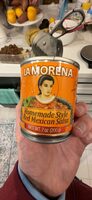 La morena, homemade style red mexican sauce