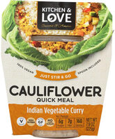 Cauliflower Quick Meal Indian Vegetable Curry