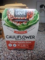 Moroccan vegetable harissa cauliflower quick meal