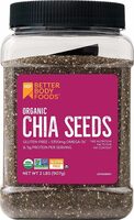Organic chia seeds with omega