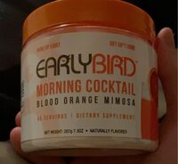 Early bird morning cocktail