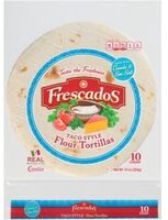 Taco style flour tortillas