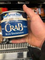 Real Crab Meat Blue Swimming