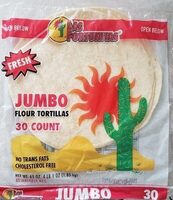 Jumbo Flour Tortillas