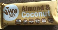 Vive amandes et noix de coco protein energy snack