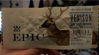 Venison Sea Salt & Pepper Bar