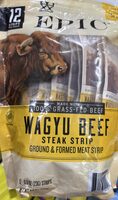 Wagyu beef steak strip