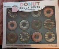 Donut cocoa bombs
