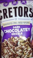 Dark chocolatey drizzle