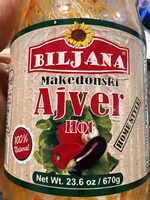 Ajver vegetable spread