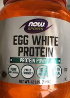 Egg white protein powder