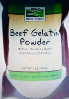 Gélatine de boeuf en poudre