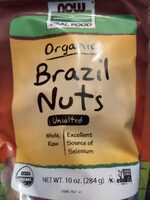 Organic Brazil nuts unsalted