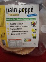 Pain poppé Nature