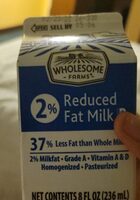 Reduced fat milk
